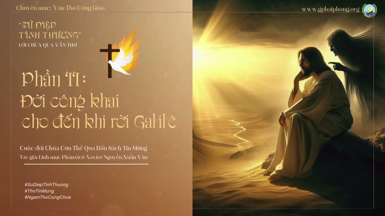 Bài 19: Ngâm thơ "Ăn chay bị cám dỗ"-Trích Sứ Điệp Tình Thương-Lm Fx Nguyễn Xuân Văn